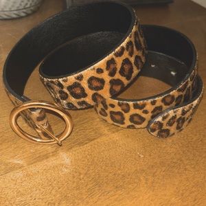 Cheetah Print Belt fits size M